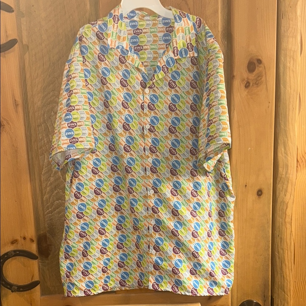 ZYN Colorful Men's Collared Shirt